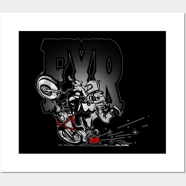 FXR wheelie Wall Art by the_vtwins